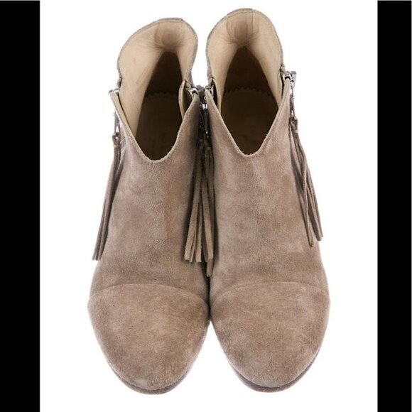 RAG & BONE Margot Side-zip Suede Ankle Boot - Picture 5 of 12